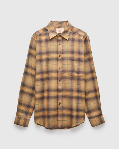 Saga Button-Up Shirt in Potato