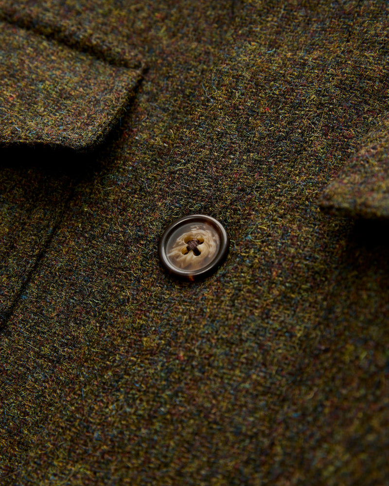 Wool Field Overshirt in Forest