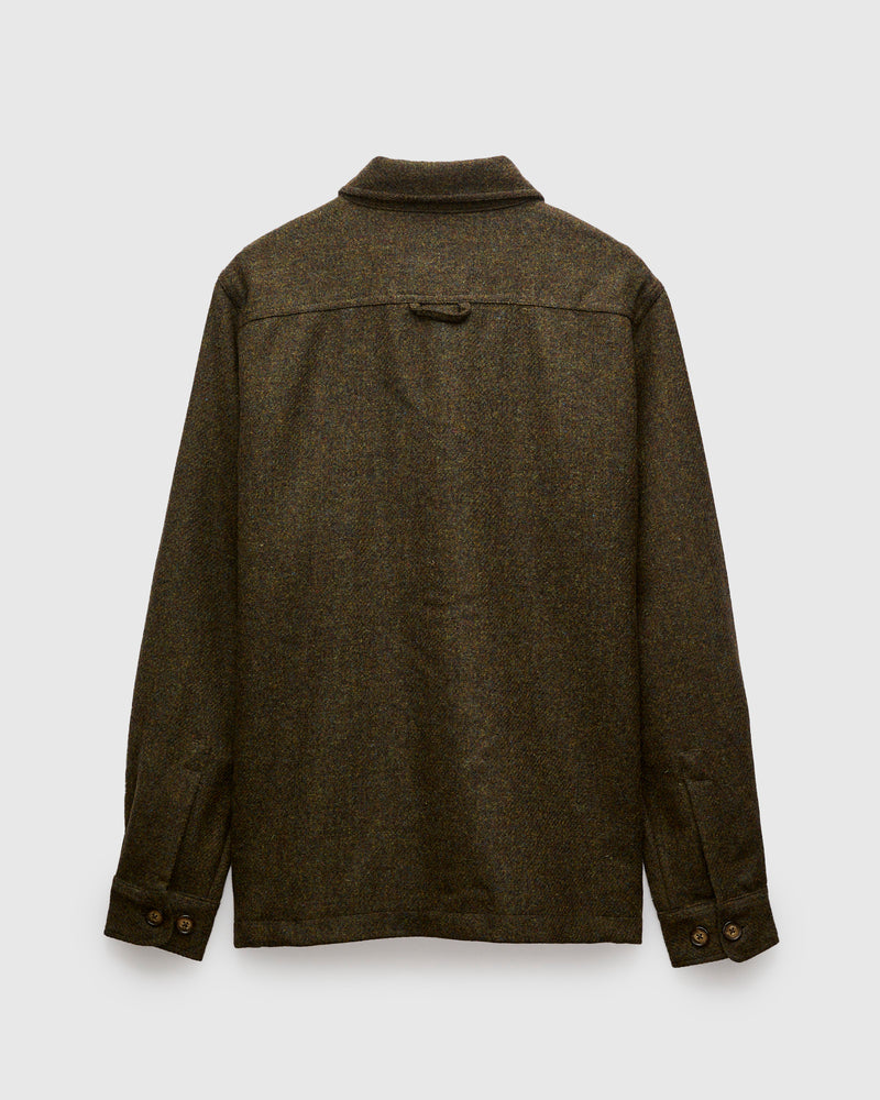 Wool Field Overshirt in Forest