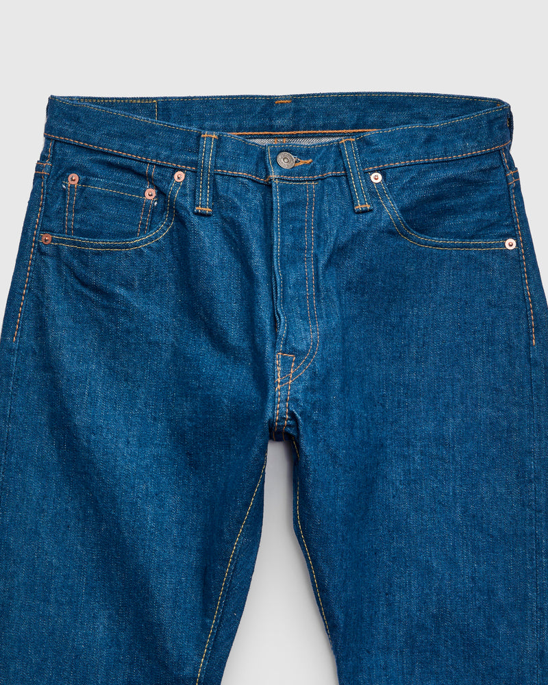 GRE-019 14oz Rinsed Selvedge Denim - Relaxed Tapered Fit