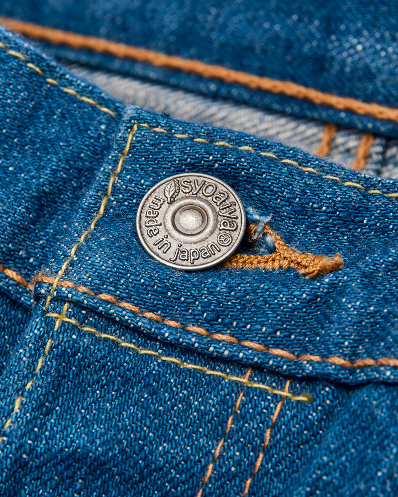 GRE-019 14oz Rinsed Selvedge Denim - Relaxed Tapered Fit