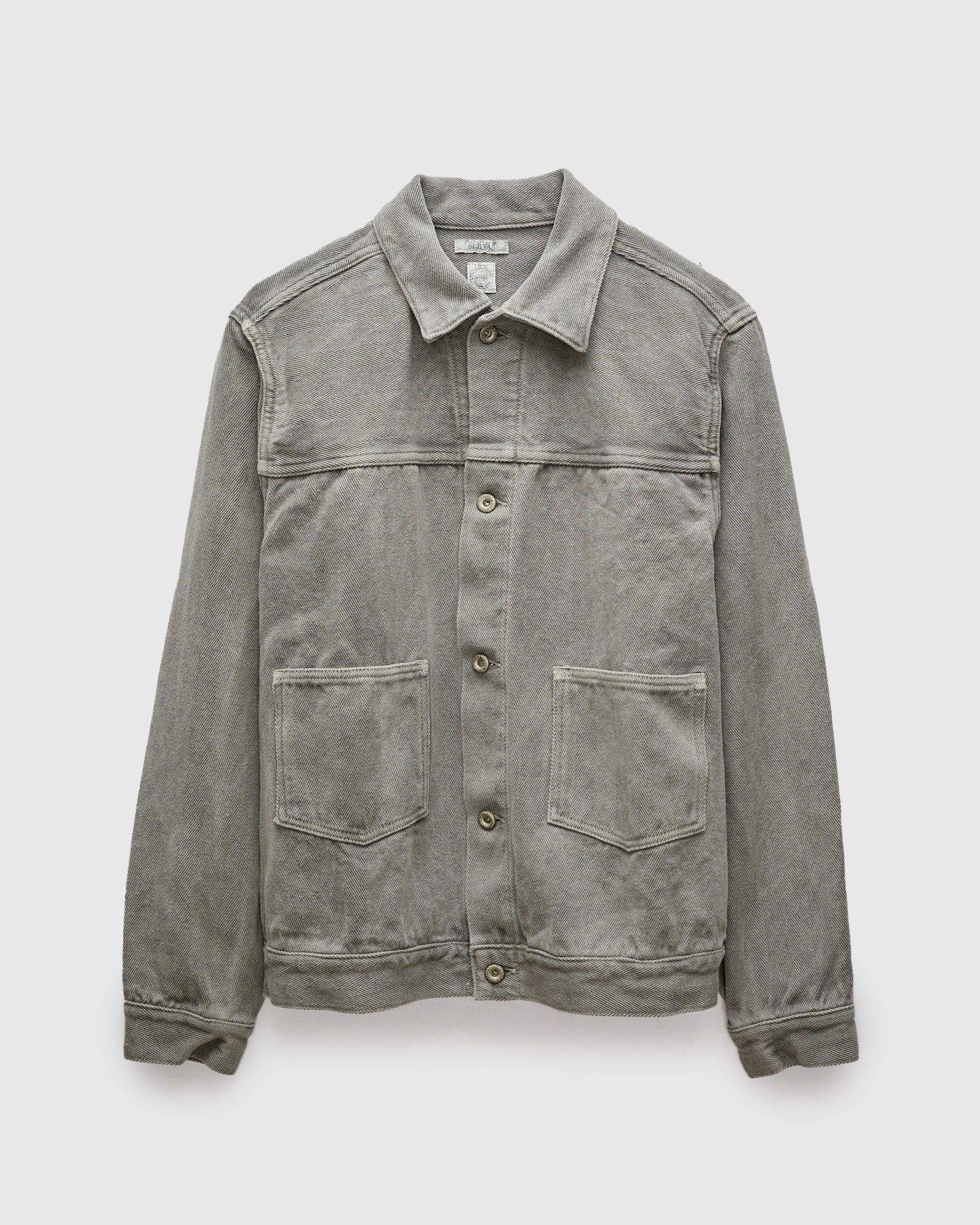 デニムジャケット クロス刺繍 ライトブルー　クロスバッチ メゾンカサノバ デニムジャケット クロス刺繍 ライトブルー クロスバッチ メゾン