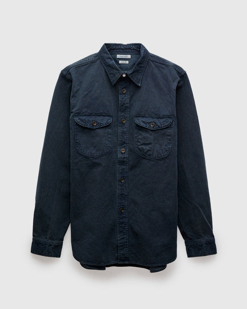 8oz Canvas Flap Workshirt in Logwood