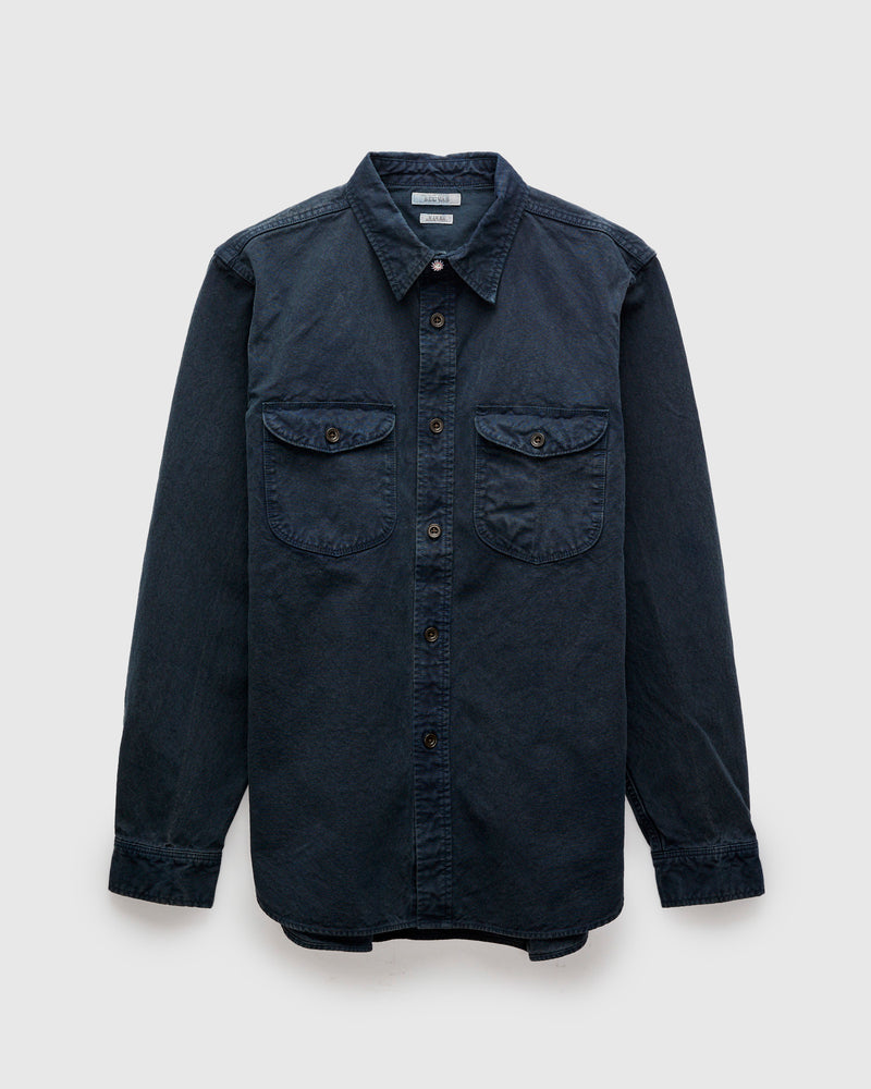 8oz Canvas Flap Workshirt in Logwood
