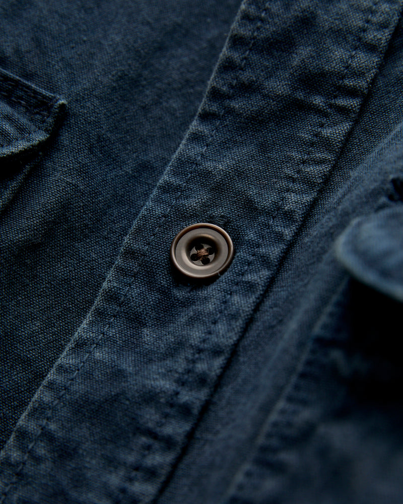 8oz Canvas Flap Workshirt in Logwood