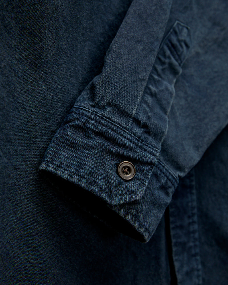 8oz Canvas Flap Workshirt in Logwood