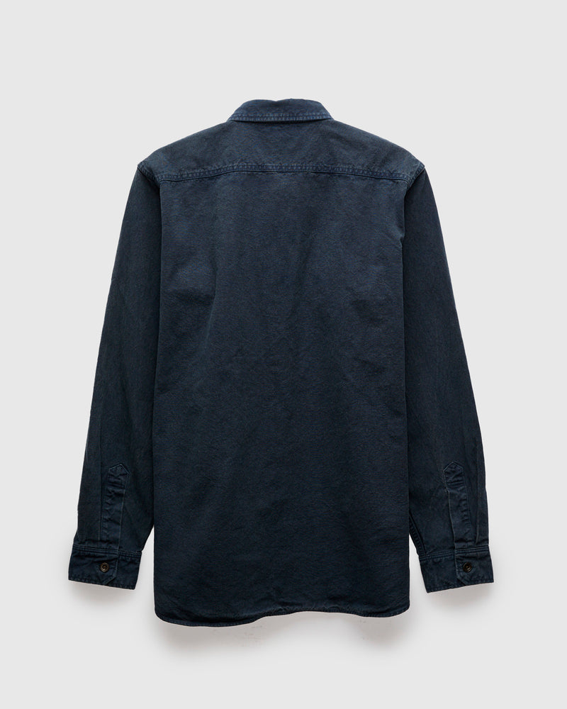 8oz Canvas Flap Workshirt in Logwood