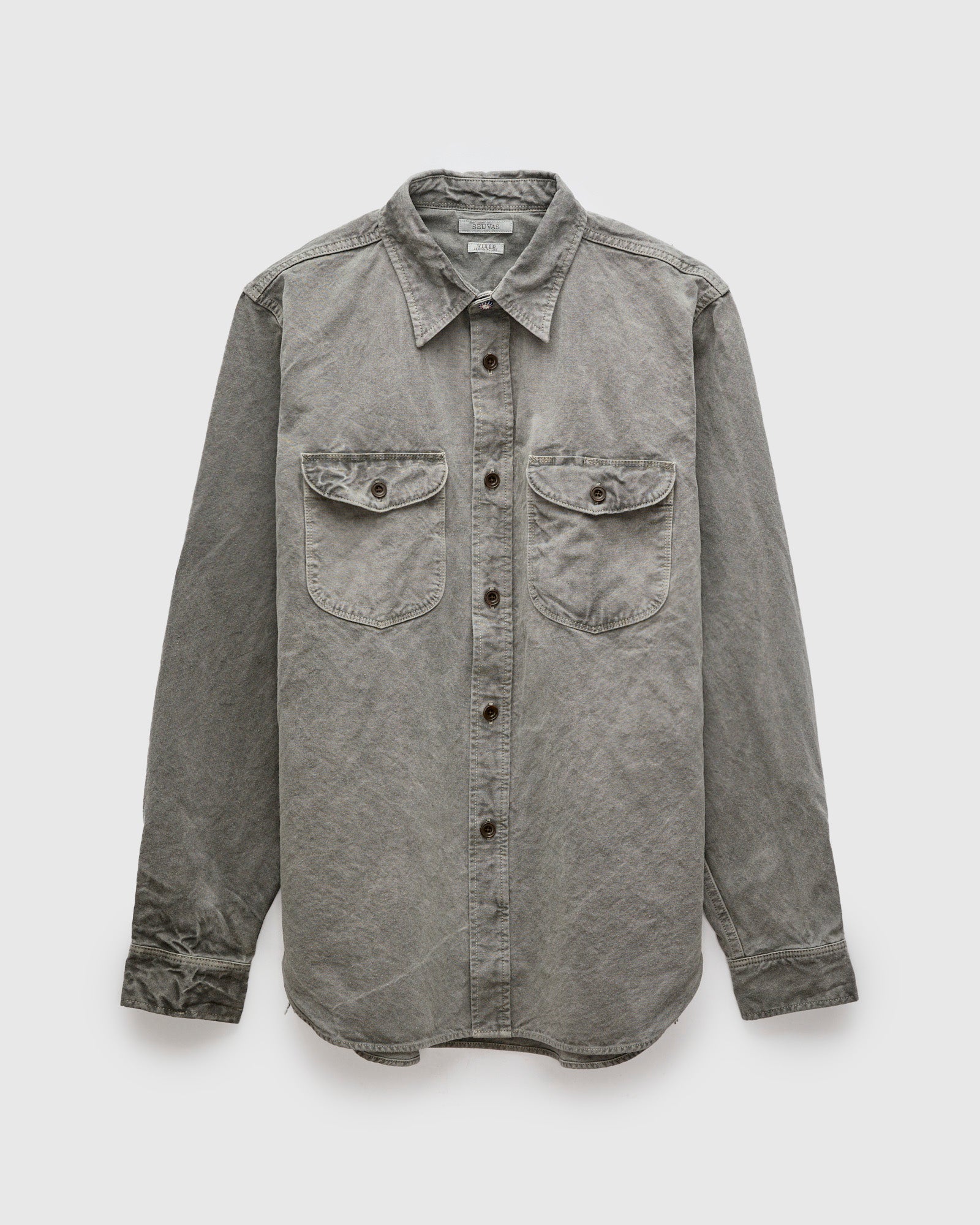 8oz Canvas Flap Workshirt in Sumi Ink – Blue Owl Workshop