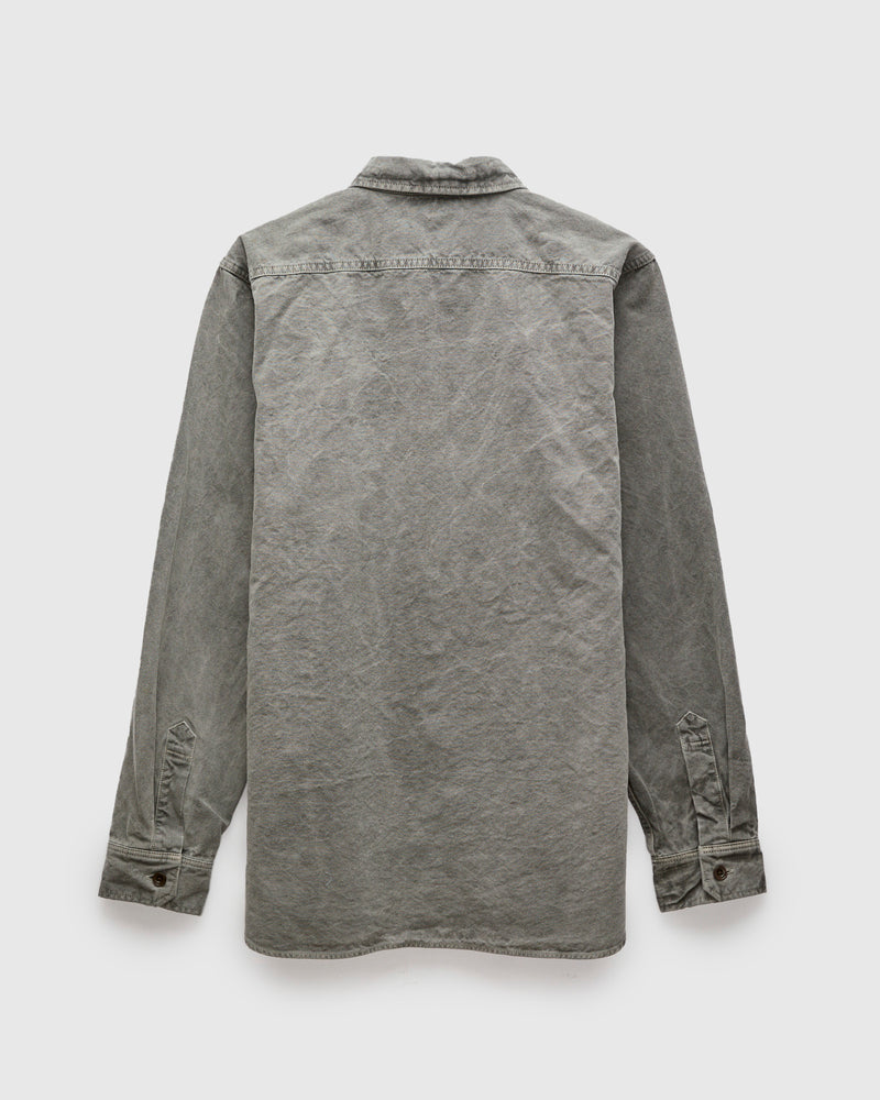 8oz Canvas Flap Workshirt in Sumi Ink