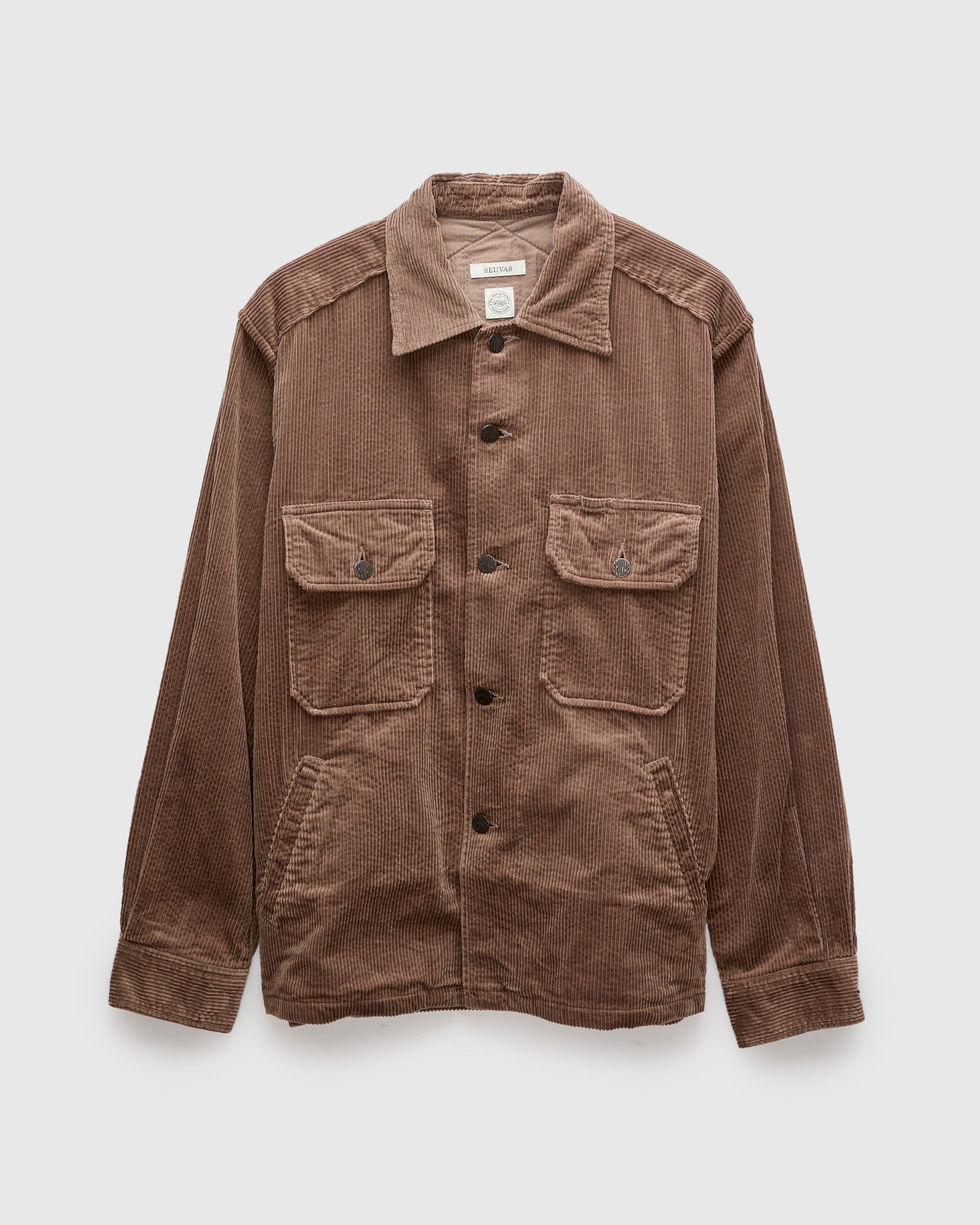 Corduroy CPO Shirt in Taupe – Blue Owl Workshop