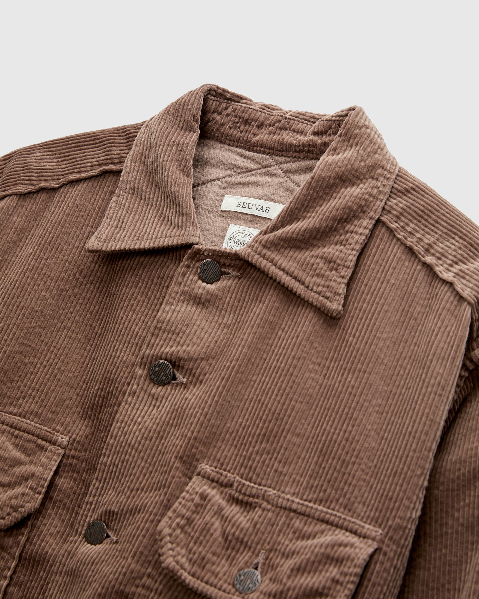 Corduroy CPO Shirt in Taupe – Blue Owl Workshop