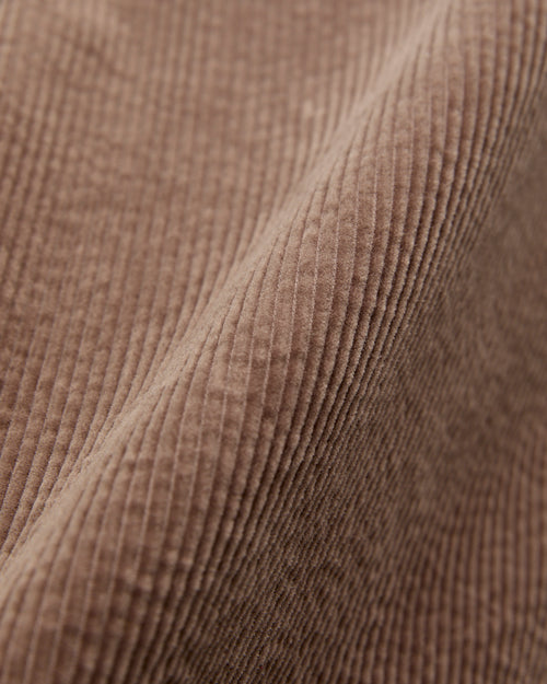Corduroy CPO Shirt in Taupe