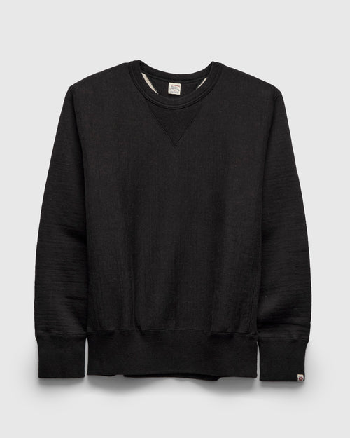 New Pucara Loopwheel Sweatshirt in Washed Black