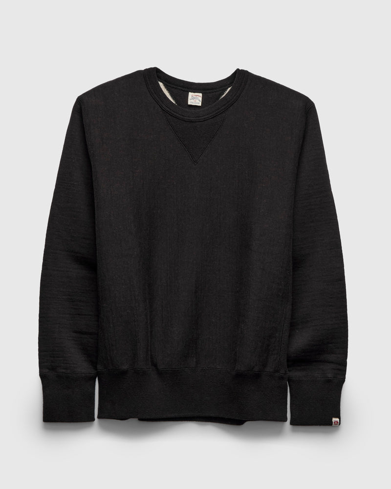 New Pucara Loopwheel Sweatshirt in Washed Black