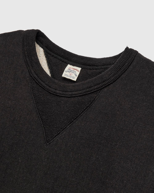 New Pucara Loopwheel Sweatshirt in Washed Black