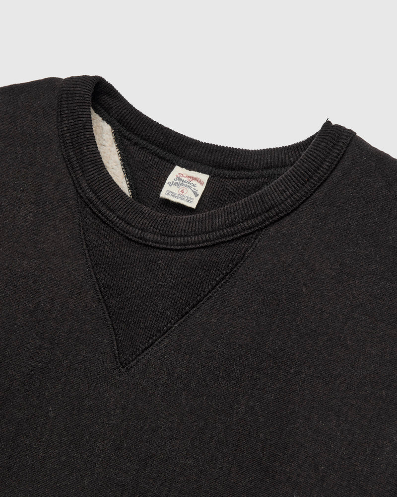 New Pucara Loopwheel Sweatshirt in Washed Black