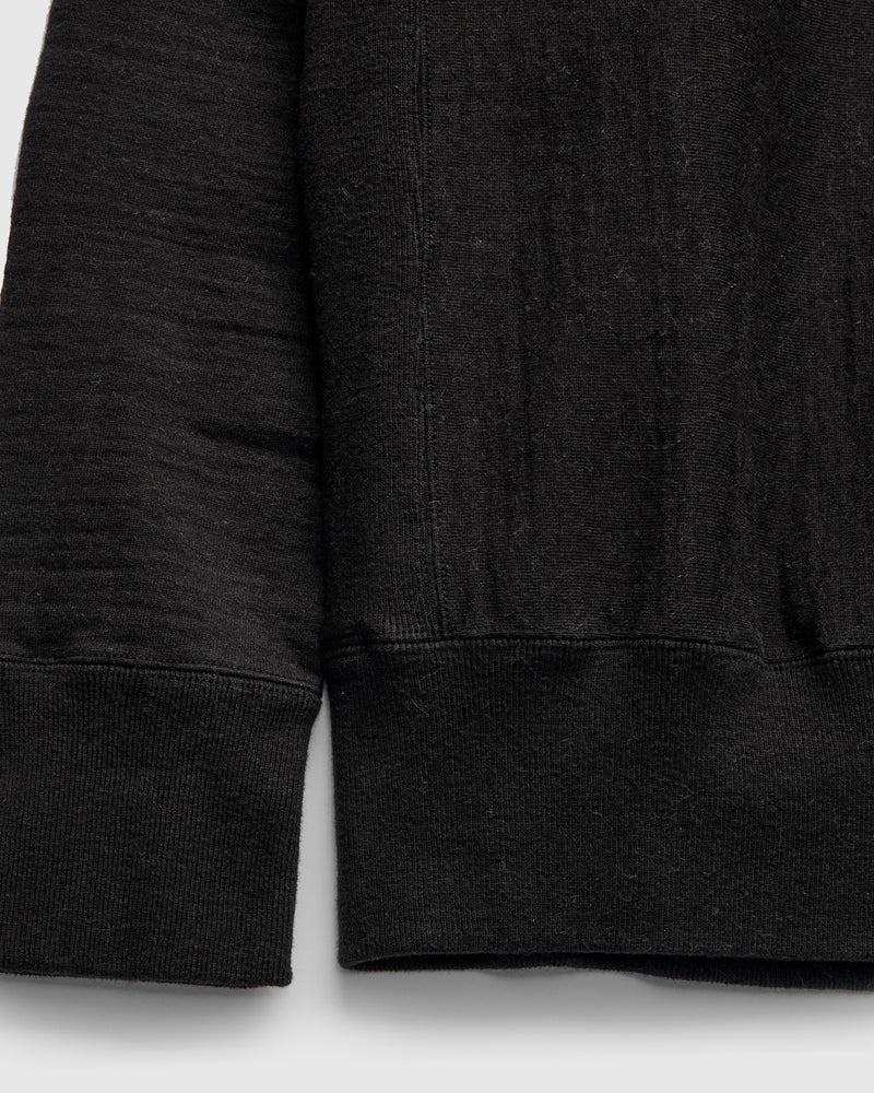 New Pucara Loopwheel Sweatshirt in Washed Black
