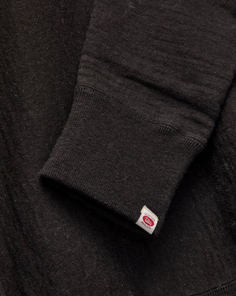 New Pucara Loopwheel Sweatshirt in Washed Black