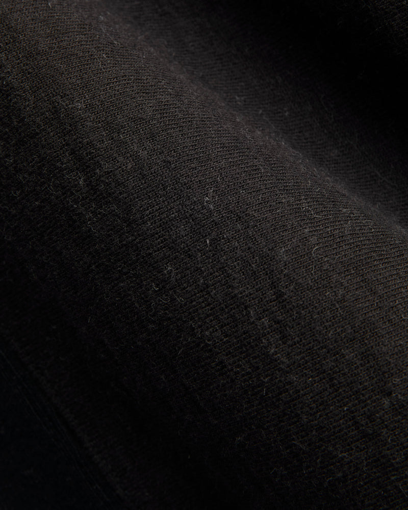 New Pucara Loopwheel Sweatshirt in Two-Tone Black