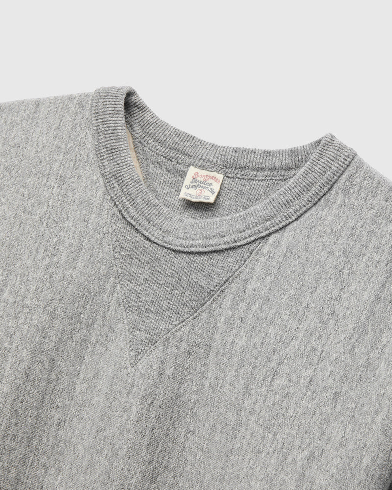 New Pucara Loopwheel Sweatshirt in Heather Grey