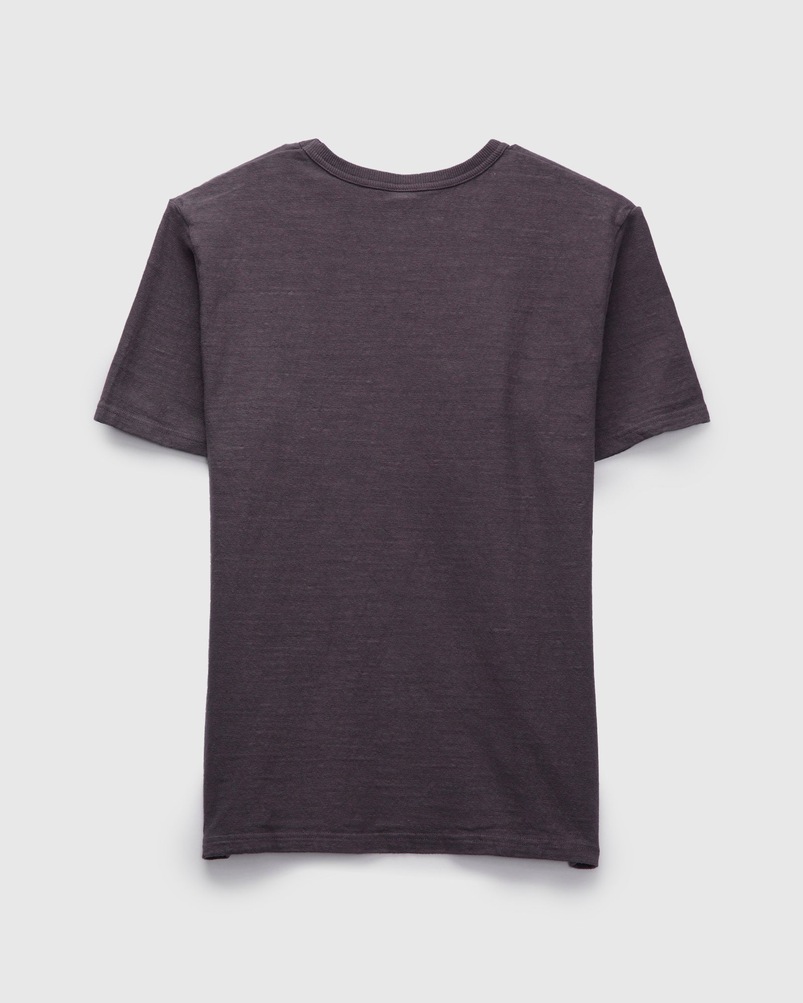 No. 8 Slub Nep Short Sleeve T-Shirt in Purple Navy – Blue Owl Workshop
