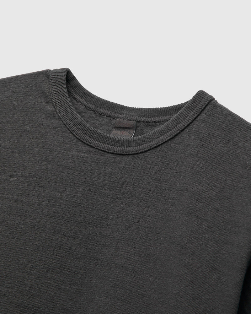 No. 8 Slub Nep Short Sleeve T-Shirt in Steel Grey