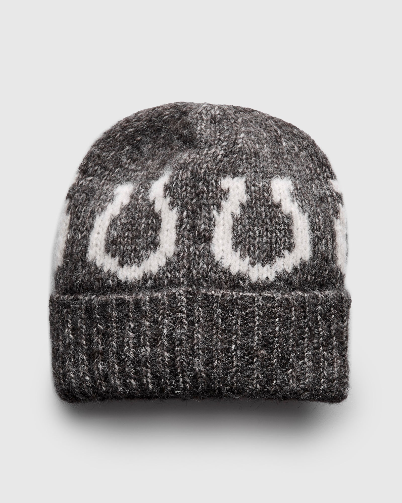 Alpaca Horseshoe Beanie in Charcoal – Blue Owl Workshop
