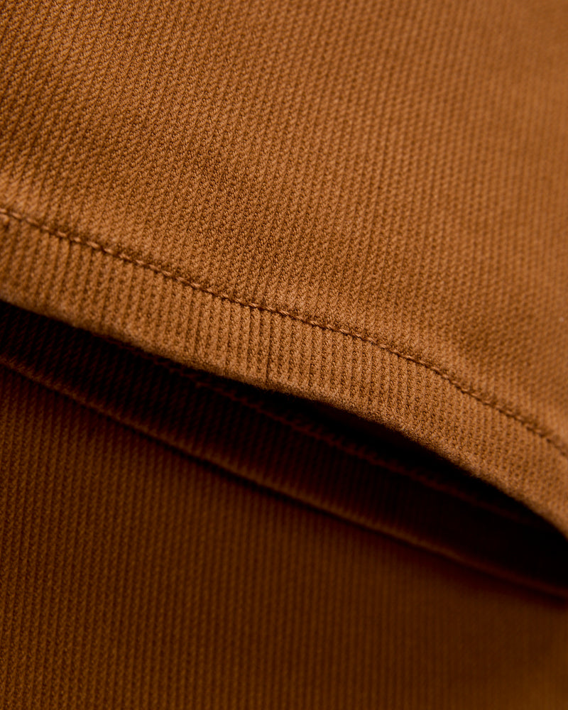 Bedford Cord Five Pocket Trousers in Bay Brown