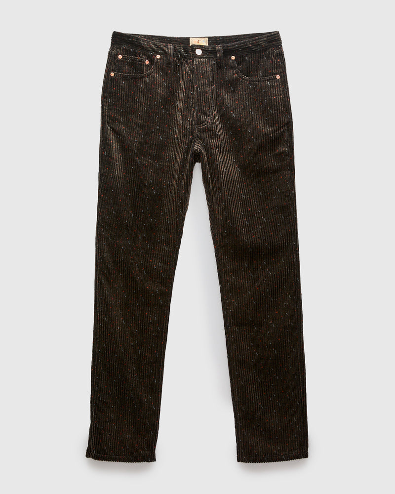 Donegal Corduroy Five Pocket Trousers in Night Sky
