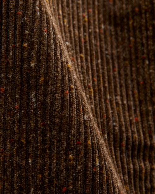 Donegal Corduroy Five Pocket Trousers in Rustic Brown