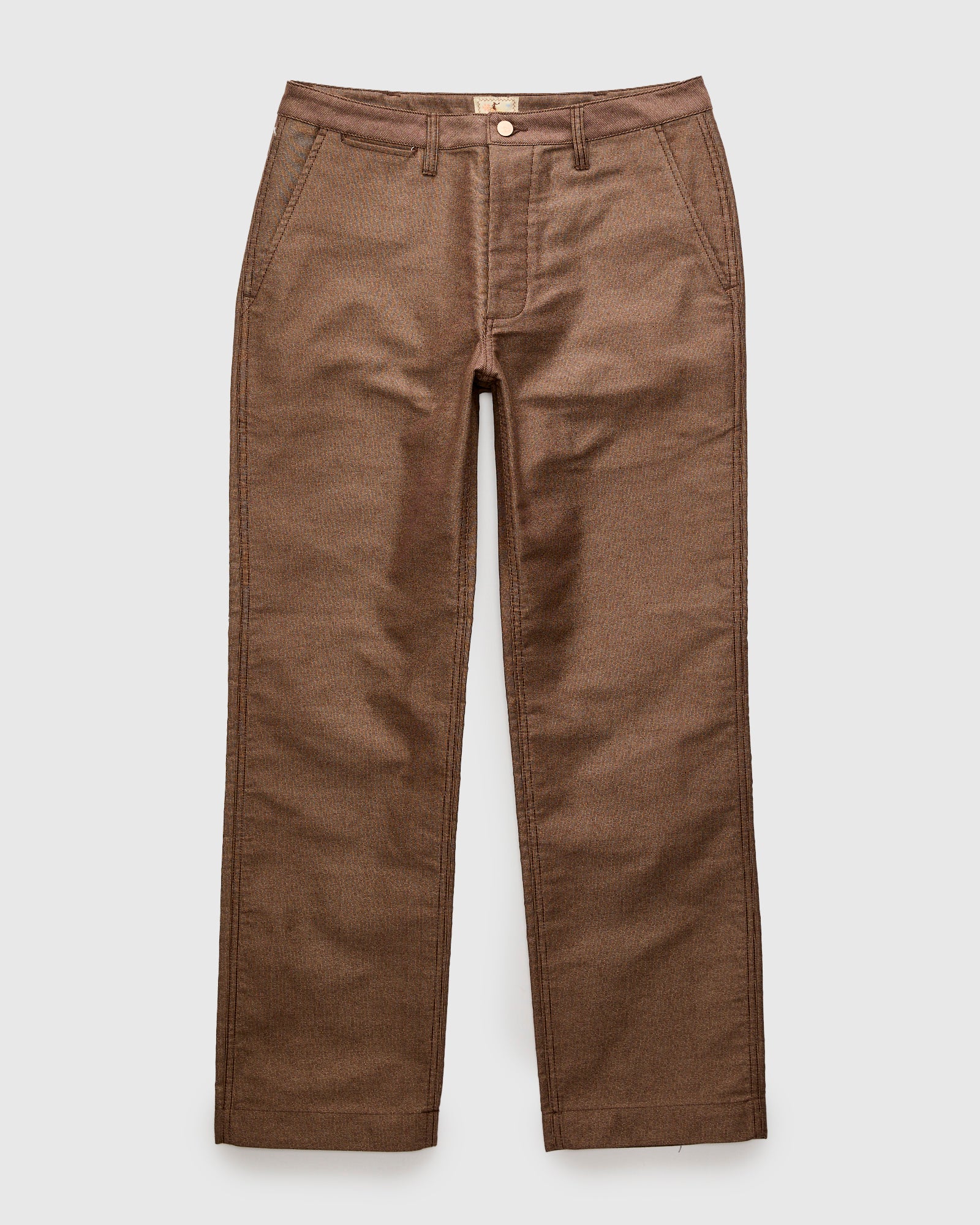 Wabash Stripe Moleskin Chino in Espresso Brown – Blue Owl Workshop