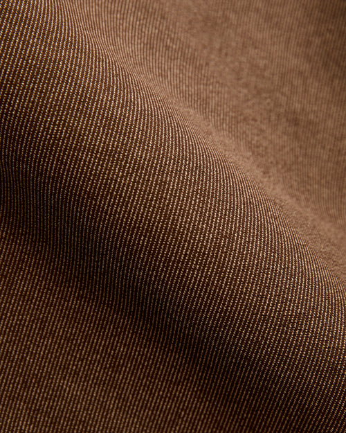 Wabash Stripe Moleskin Chino in Espresso Brown