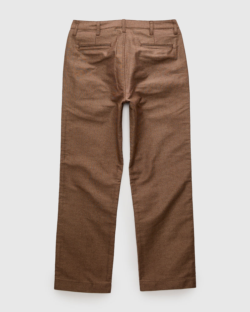 Wabash Stripe Moleskin Chino in Espresso Brown