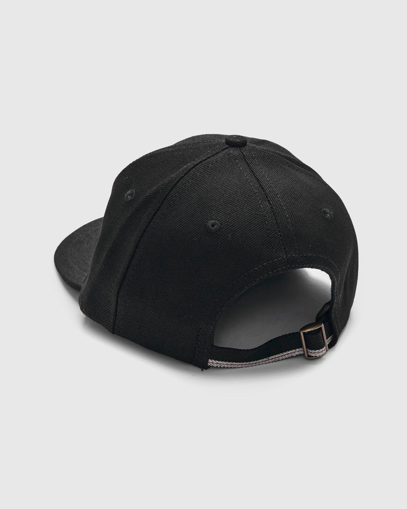 Baseball Hat in Black Selvedge Denim