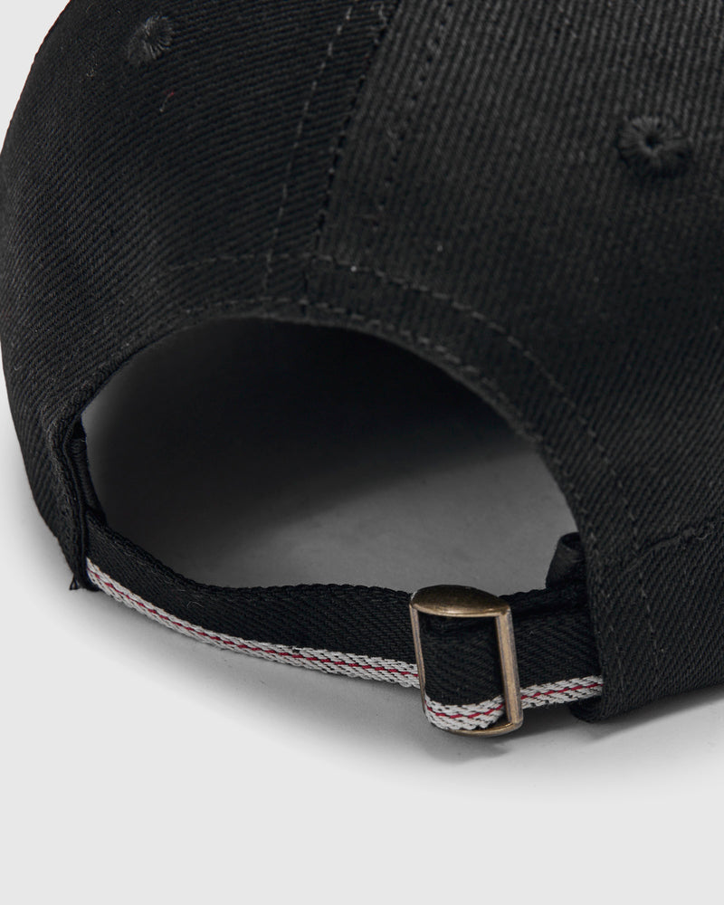Baseball Hat in Black Selvedge Denim