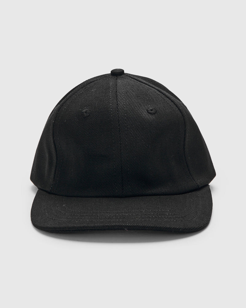Baseball Hat in Black Selvedge Denim