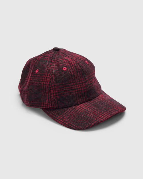 Baseball Hat in Canyon Plaid Wool
