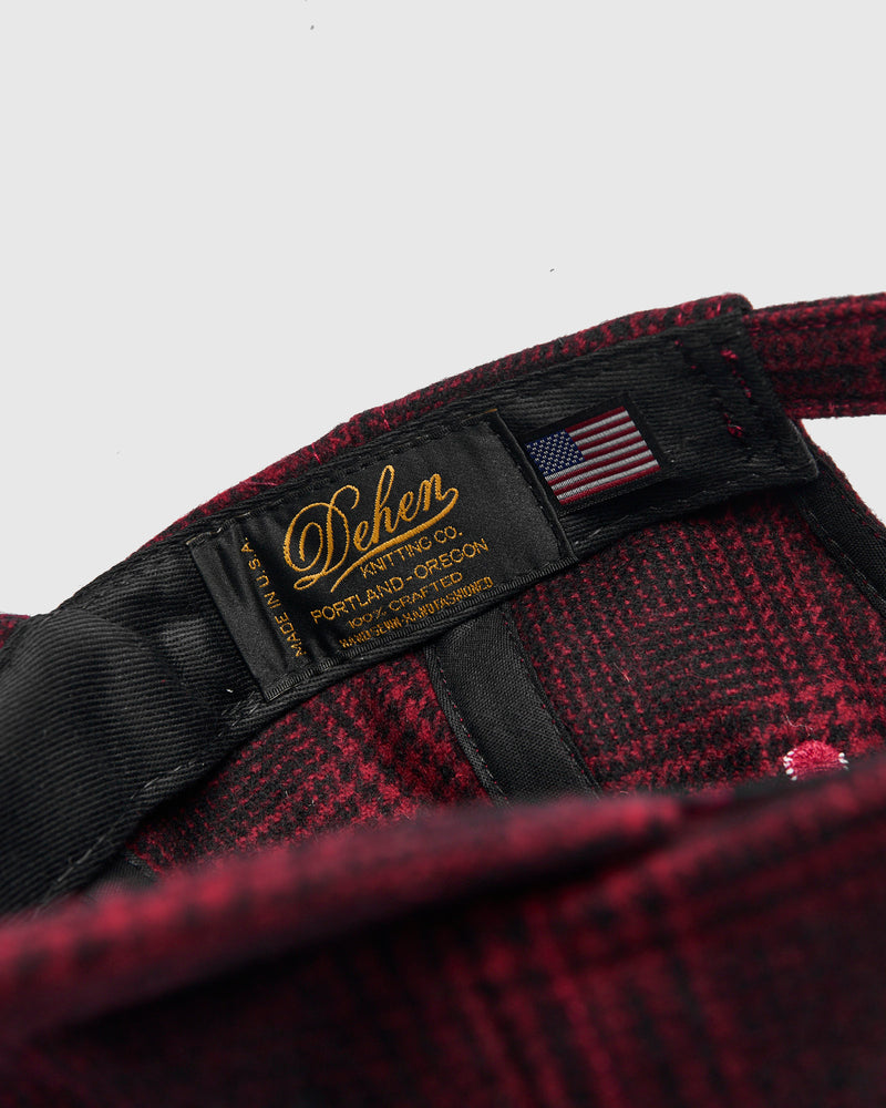 Baseball Hat in Canyon Plaid Wool