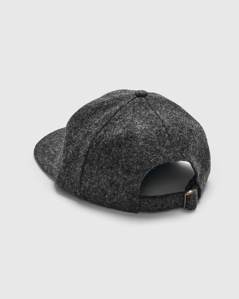 Baseball Hat in Granite Wool