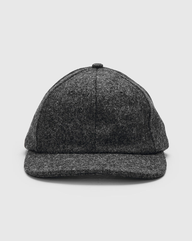 Baseball Hat in Granite Wool