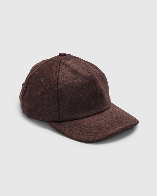 Baseball Hat in Red Oak Wool
