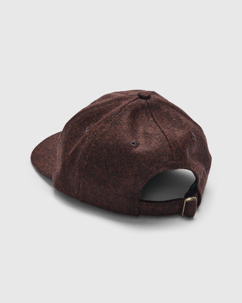 Baseball Hat in Red Oak Wool