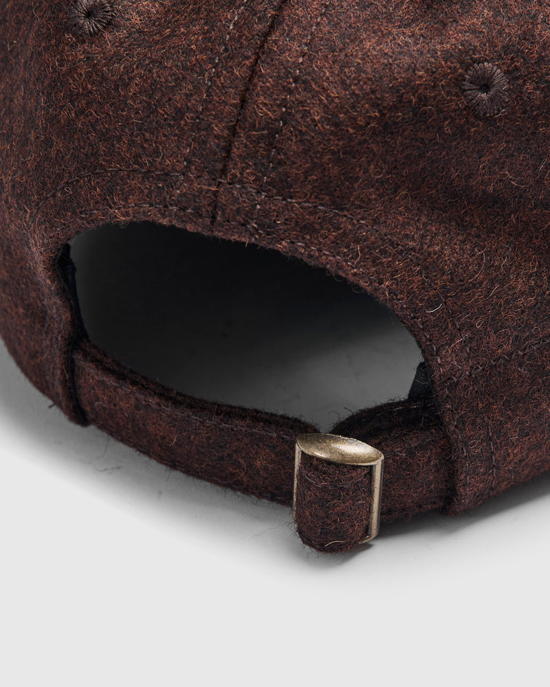 Baseball Hat in Red Oak Wool