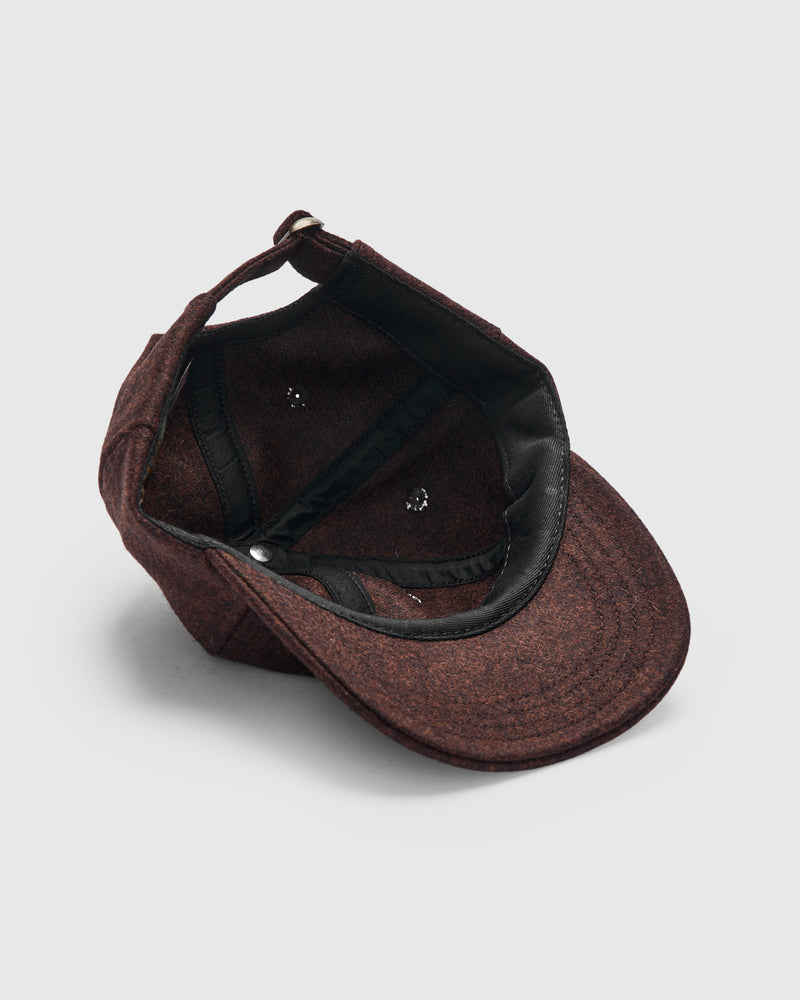 Baseball Hat in Red Oak Wool