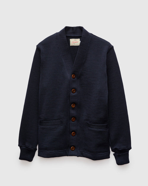 Classic Cardigan in Dark Navy