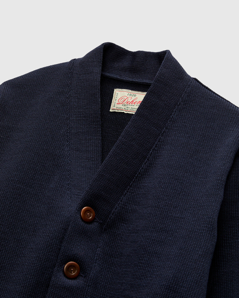 Classic Cardigan in Dark Navy