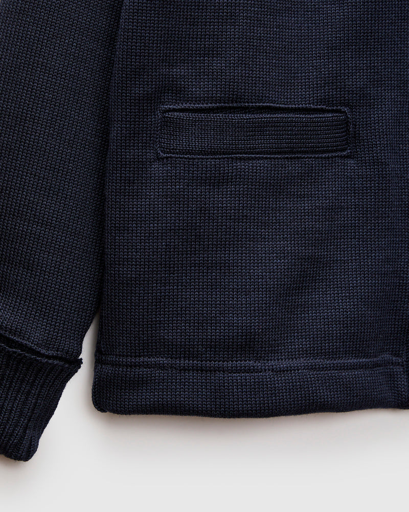 Classic Cardigan in Dark Navy