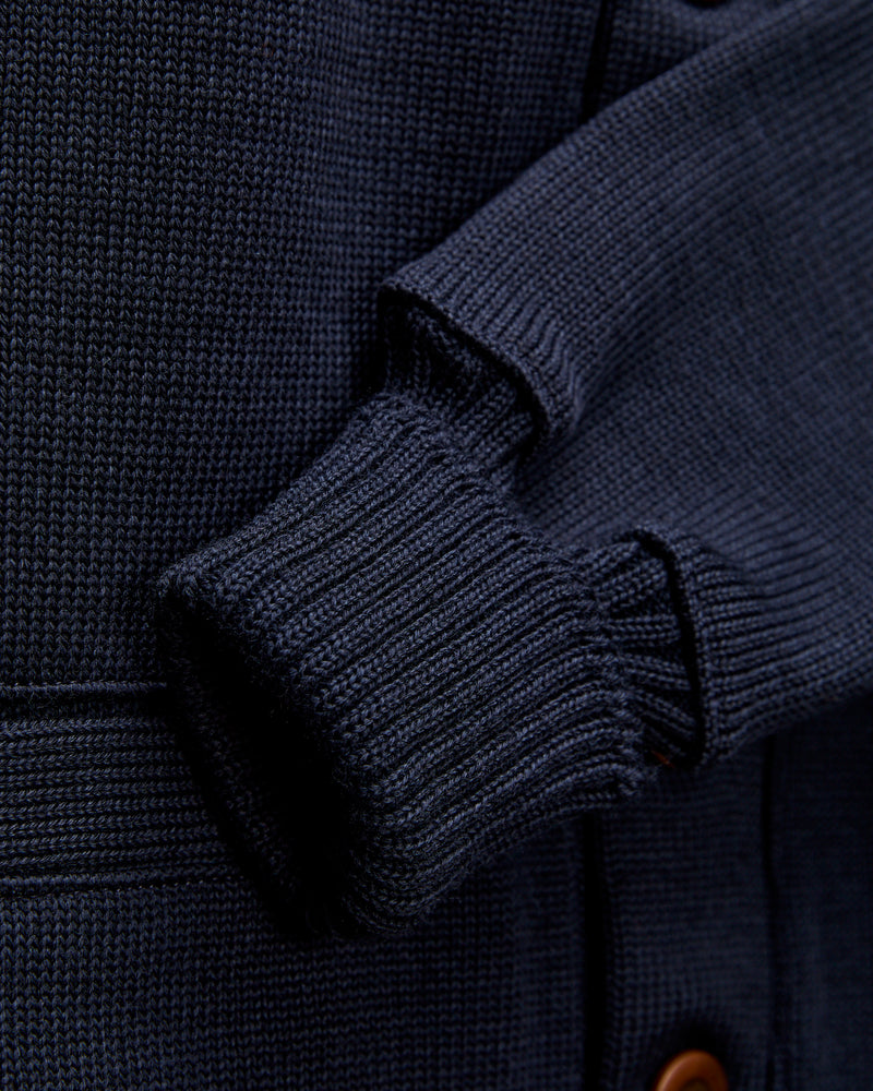 Classic Cardigan in Dark Navy
