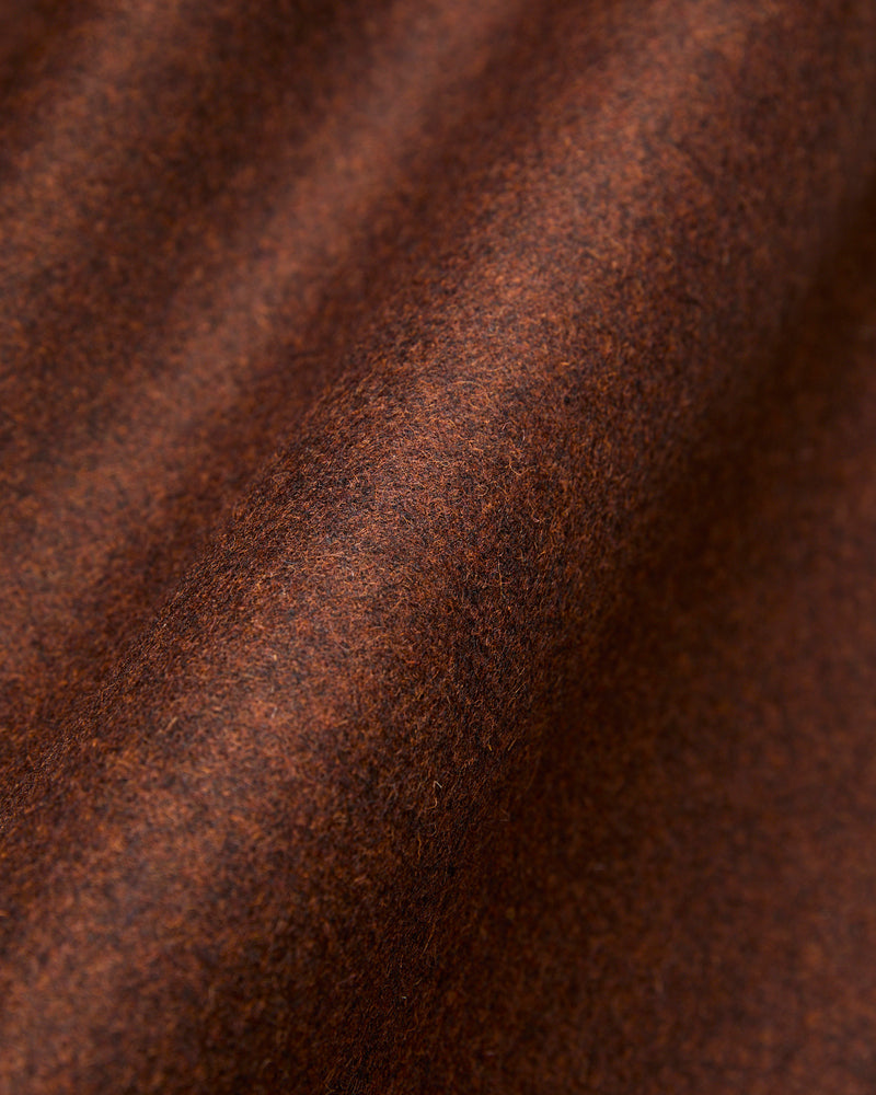 Skyline Overshirt in Red Oak Wool