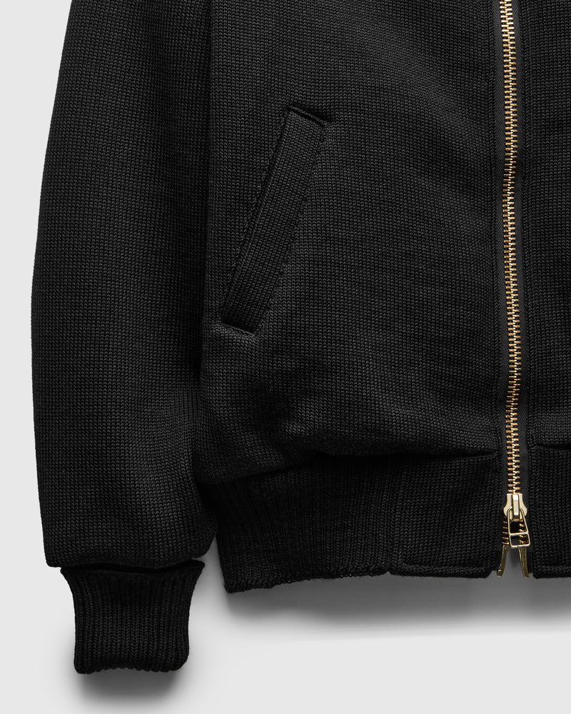 "Full Throttle" Moto Hoodie in Black